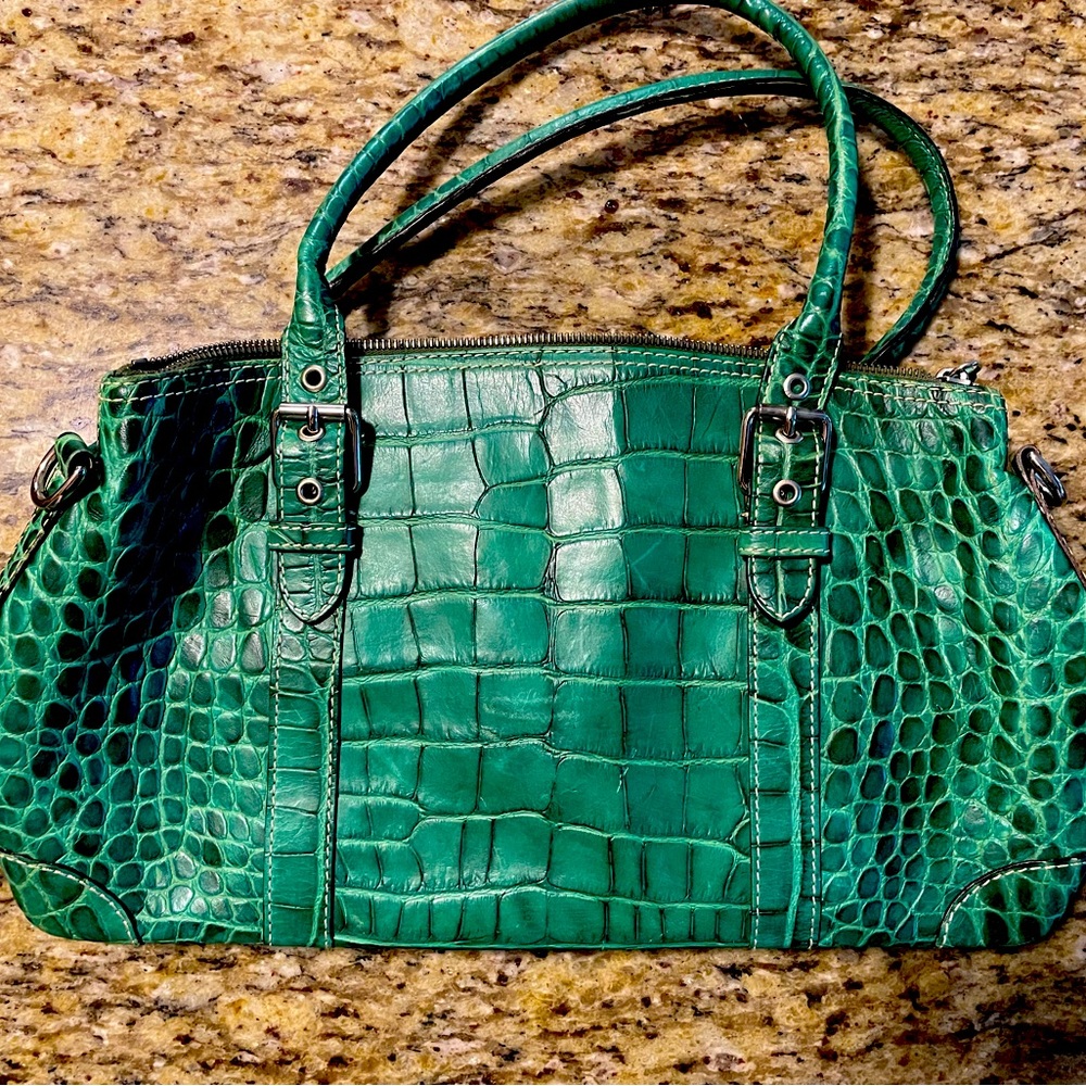 Dooney and Bourke faux crocodile bag